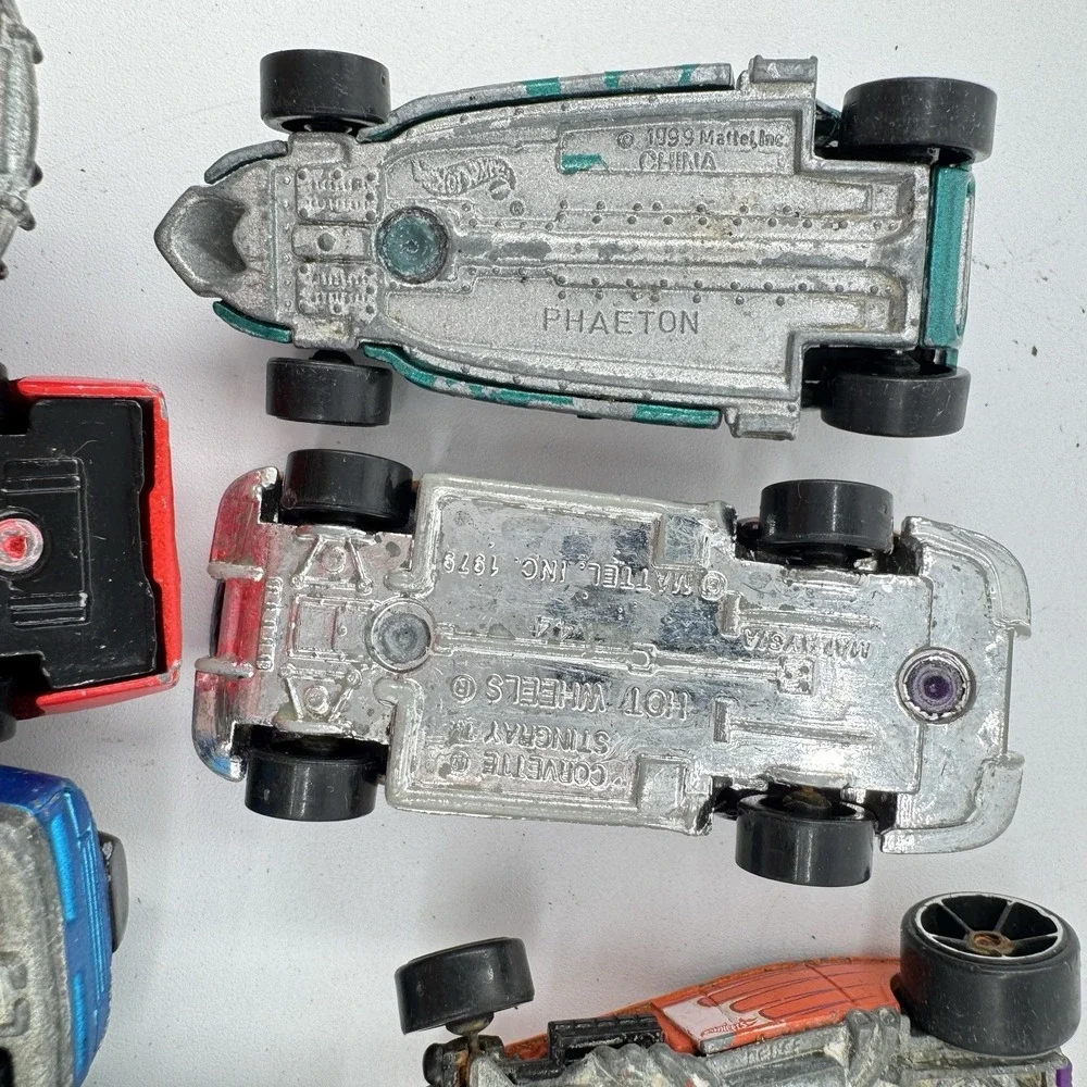 Vintage Hot Wheels Diecast Car Lot Of 9 Mattel‎ 1970s 1980s 1990s Toy Cars